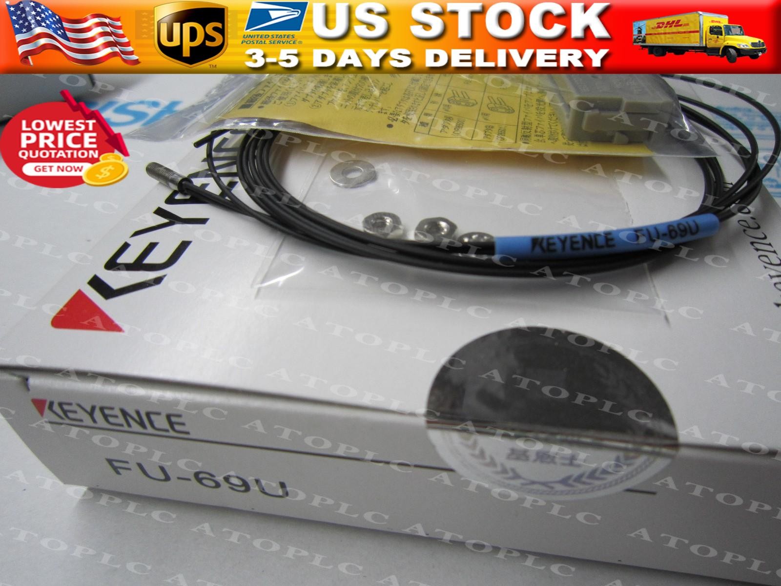 1PCS Keyence FU-69U Fiber Optic Sensor New In Box US Free TAX  US Free TAX