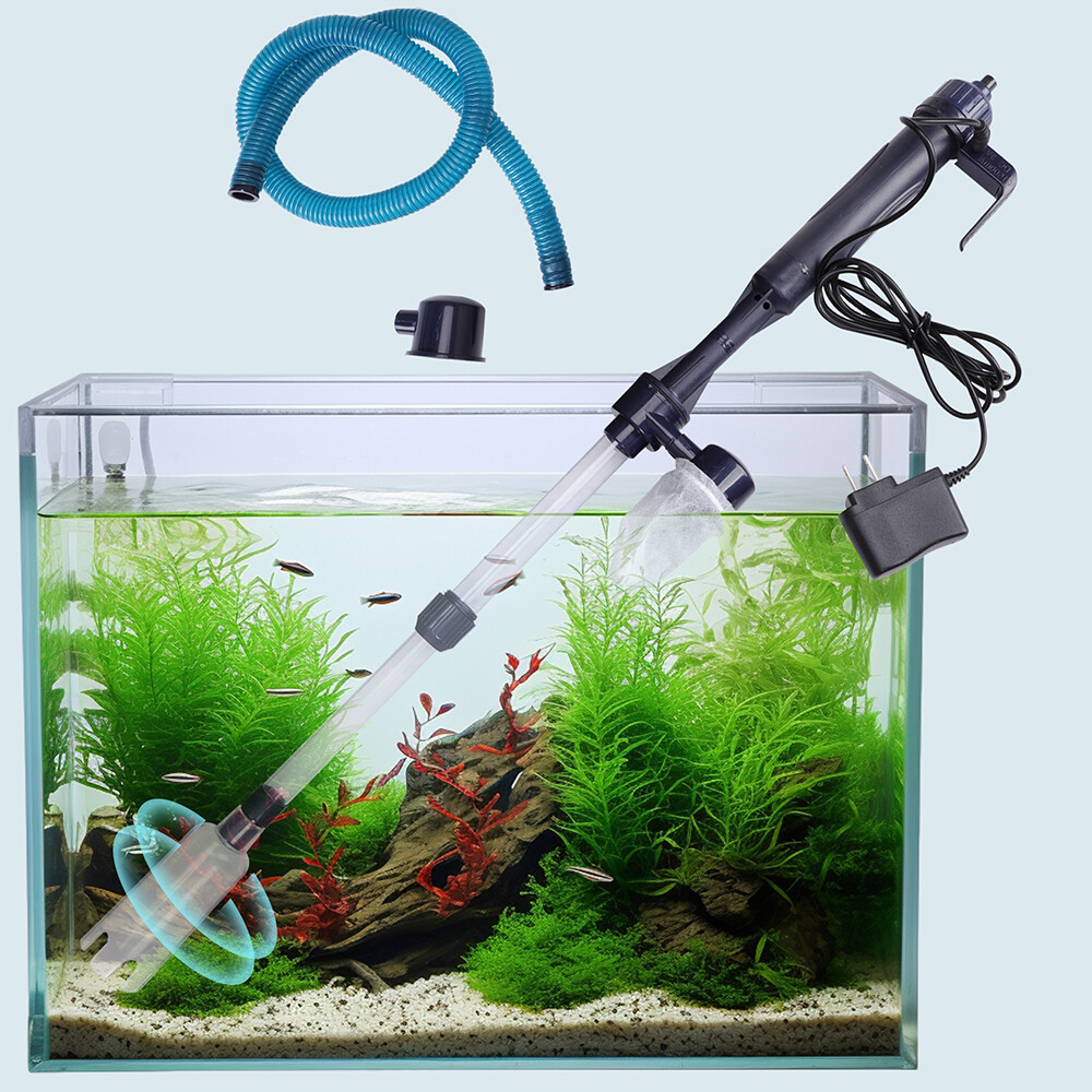 Electric Siphon Pump Aquarium Gravel Cleaner Vacuum Water Change