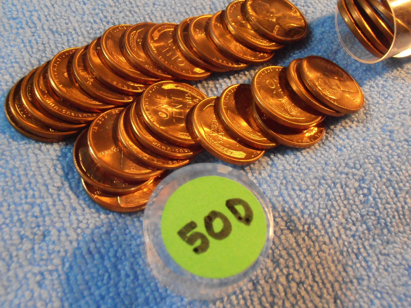 1950 D Lincoln Cent, Brilliant Uncirculated, Red