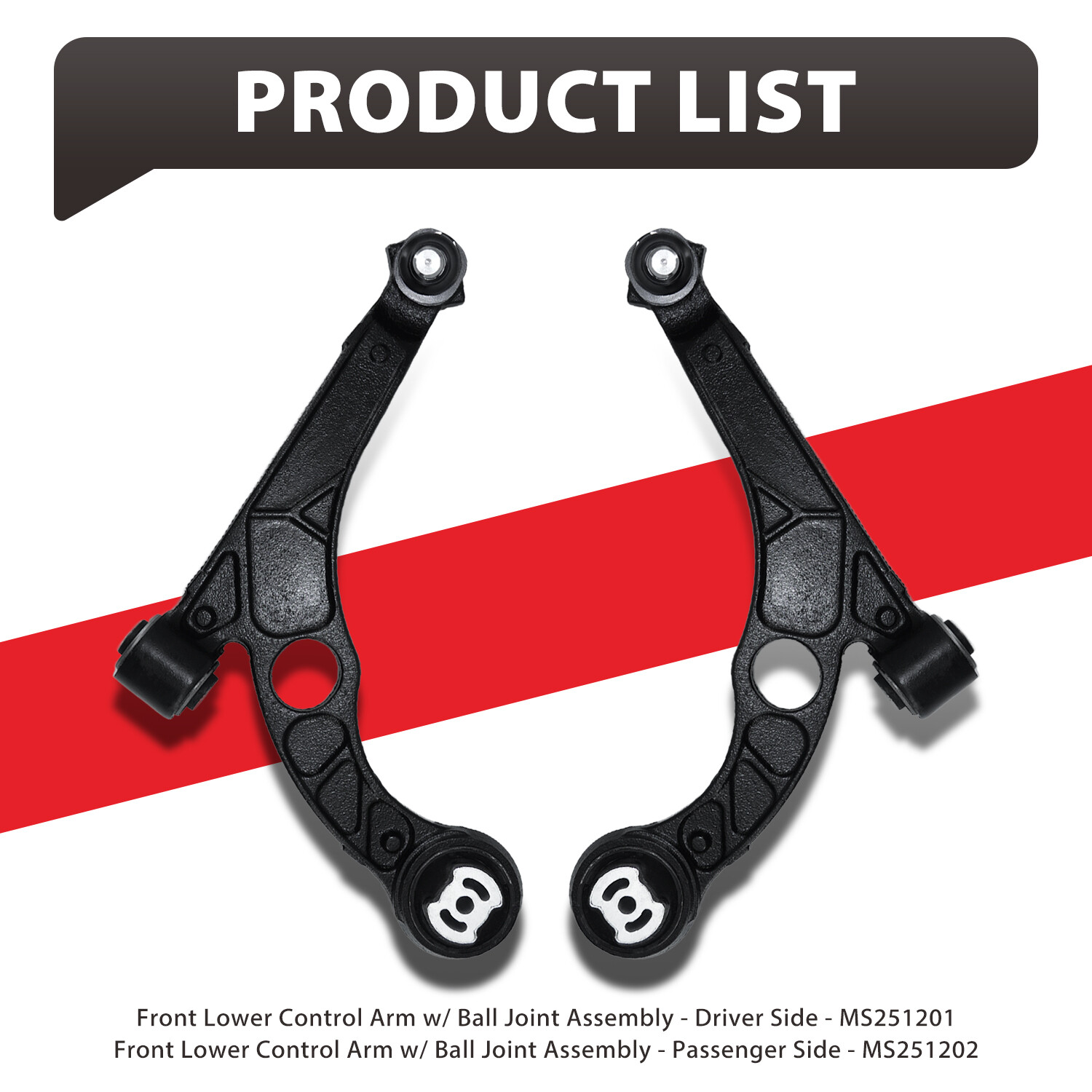 10 Front Lower Control Arm Sway Bar Tie rod Fit 2013-16 Dodge DART CHRYSLER200