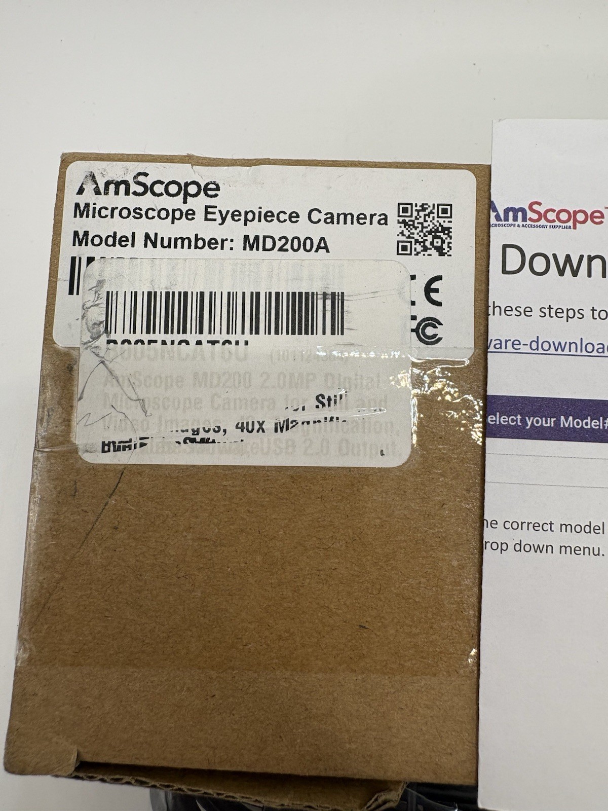 New AMSCOPE MD200A 40X Mag USB MICROSCOPE EYEPIECE CAMERA & Software Instruction