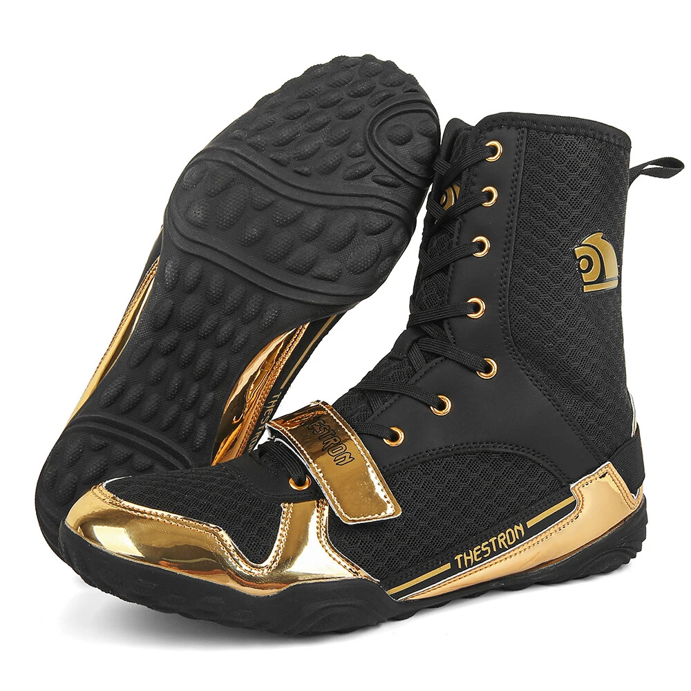 Professional Wrestling Boots Men's Gym Training Boxing Breathable Fighting Shoes