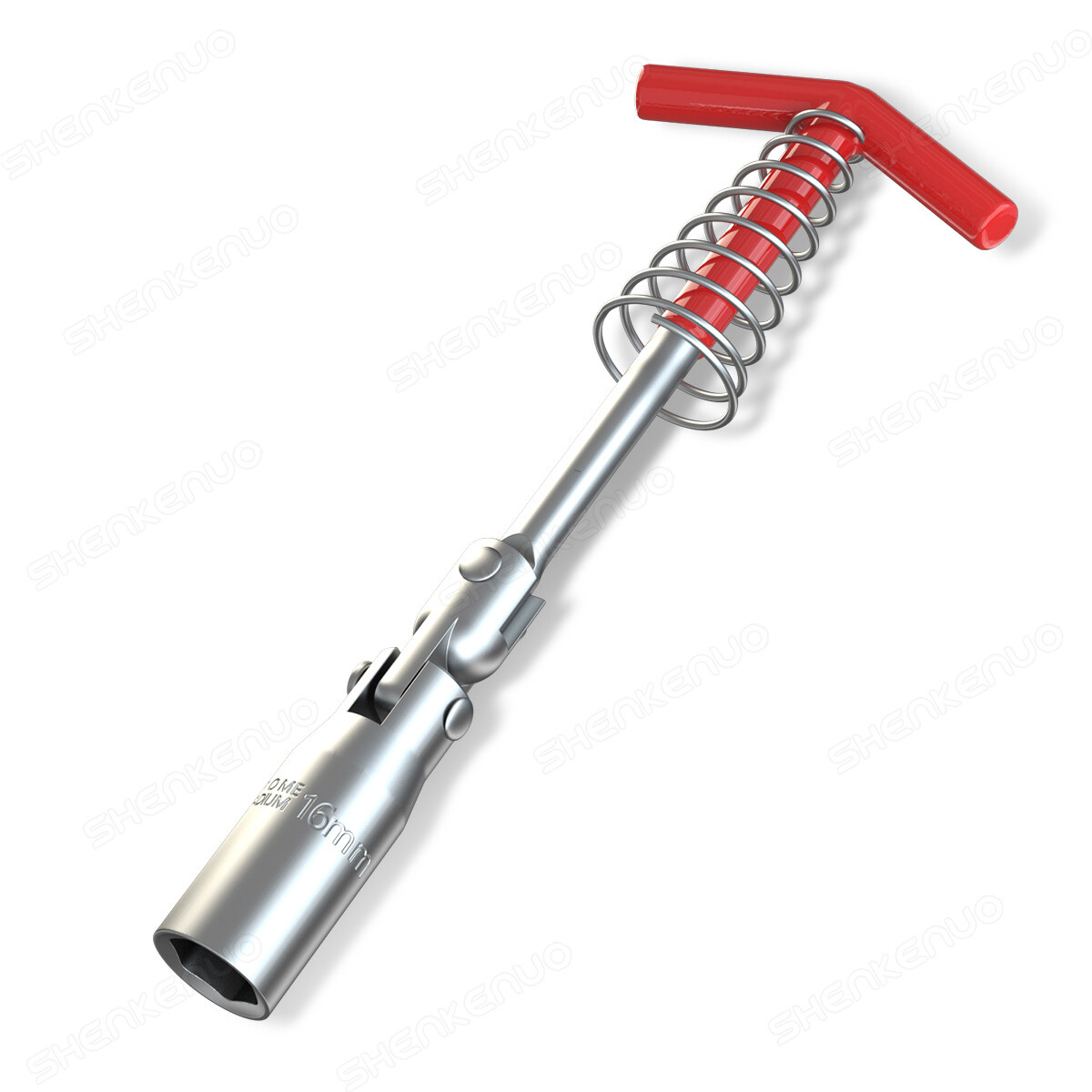 Spark Plug Removal Tool 16mm 5/8" T-Handle Flexible Spanner Socket