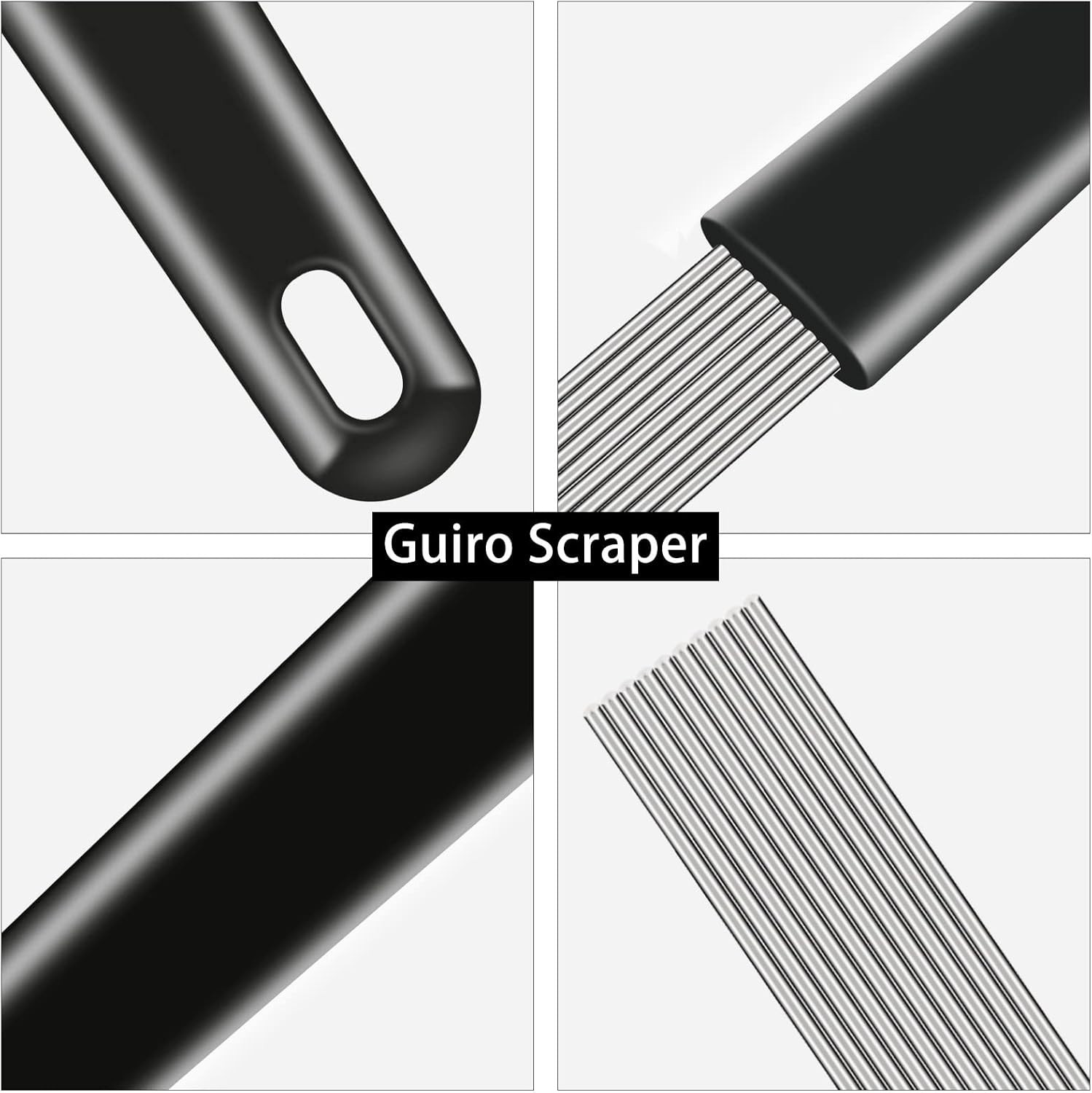 Guiro Scraper Latin Percussion Comb-Style Scraper 12 Inch Professional Scraper R