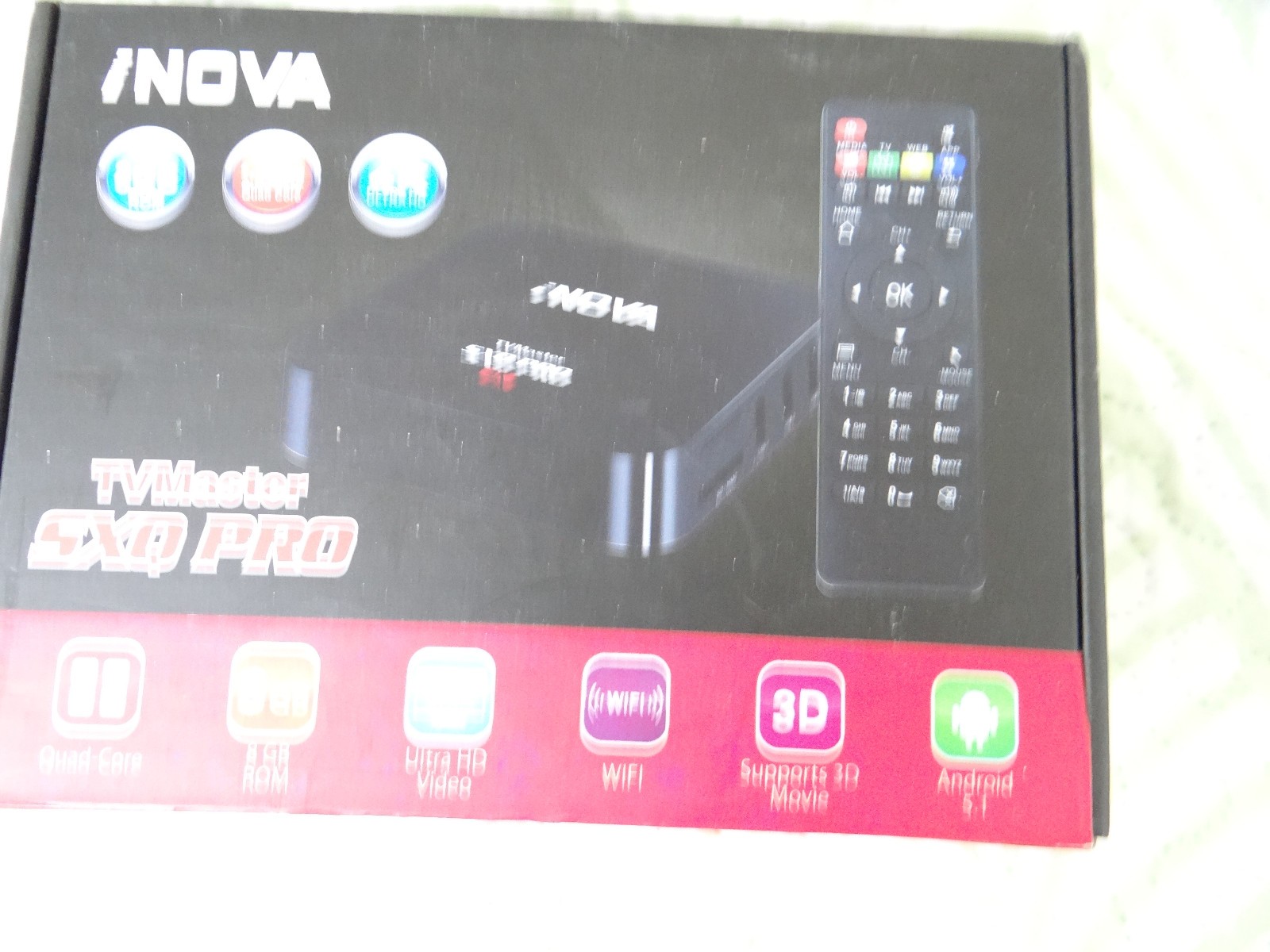 iNOVA TVMaster SXQ Pro Android TV Box - NEW