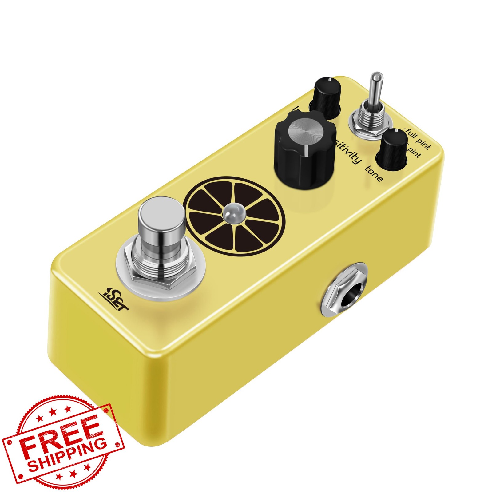 ISET Lemon Compressor Guitar Pedal