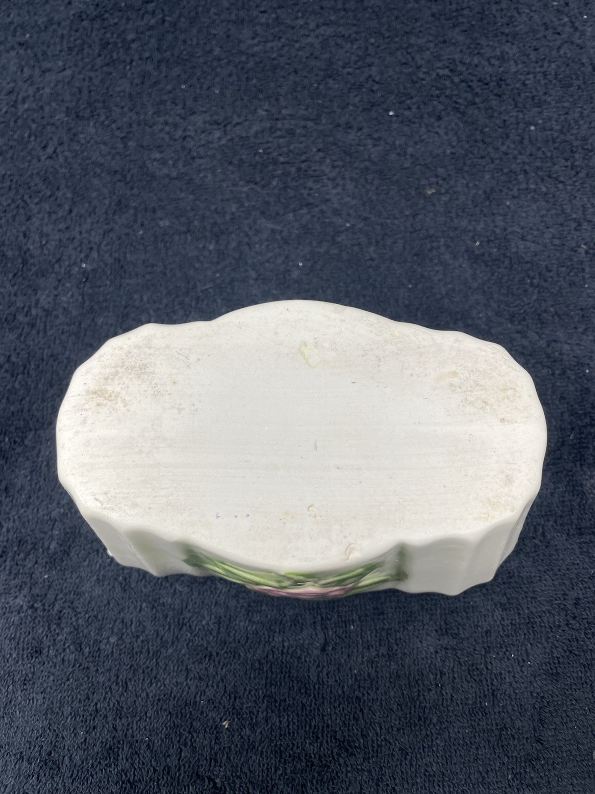 Ceramic Cream Colored Rose Planter