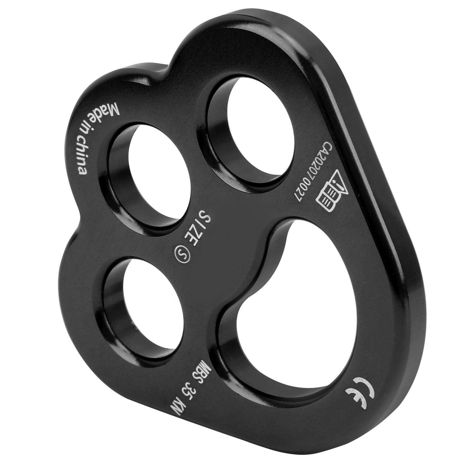 Black Rope 3 Holes Force Rigging Plate Anchor Divider Finger Force WT