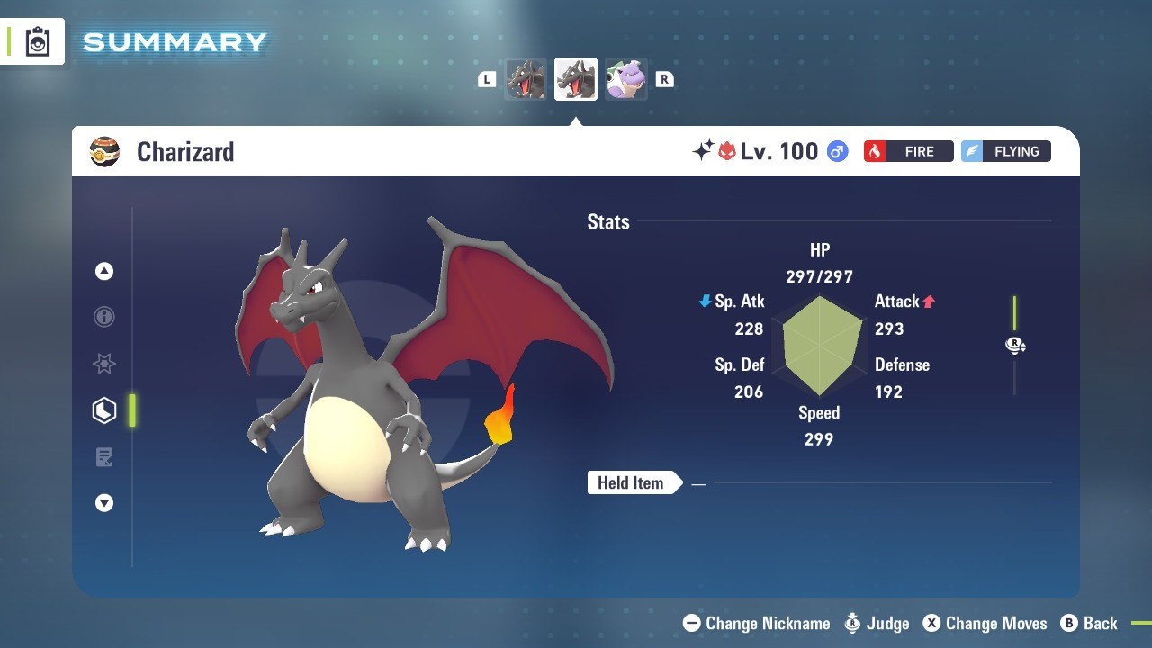 Charizard Shiny Alpha 6IVs Battle Ready - Legends ZA