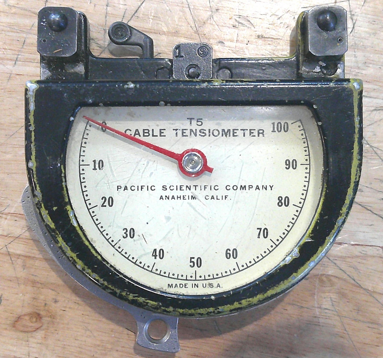 Pacific Scientific T5 Cable Tensiometer With Case T5-2002-104-00