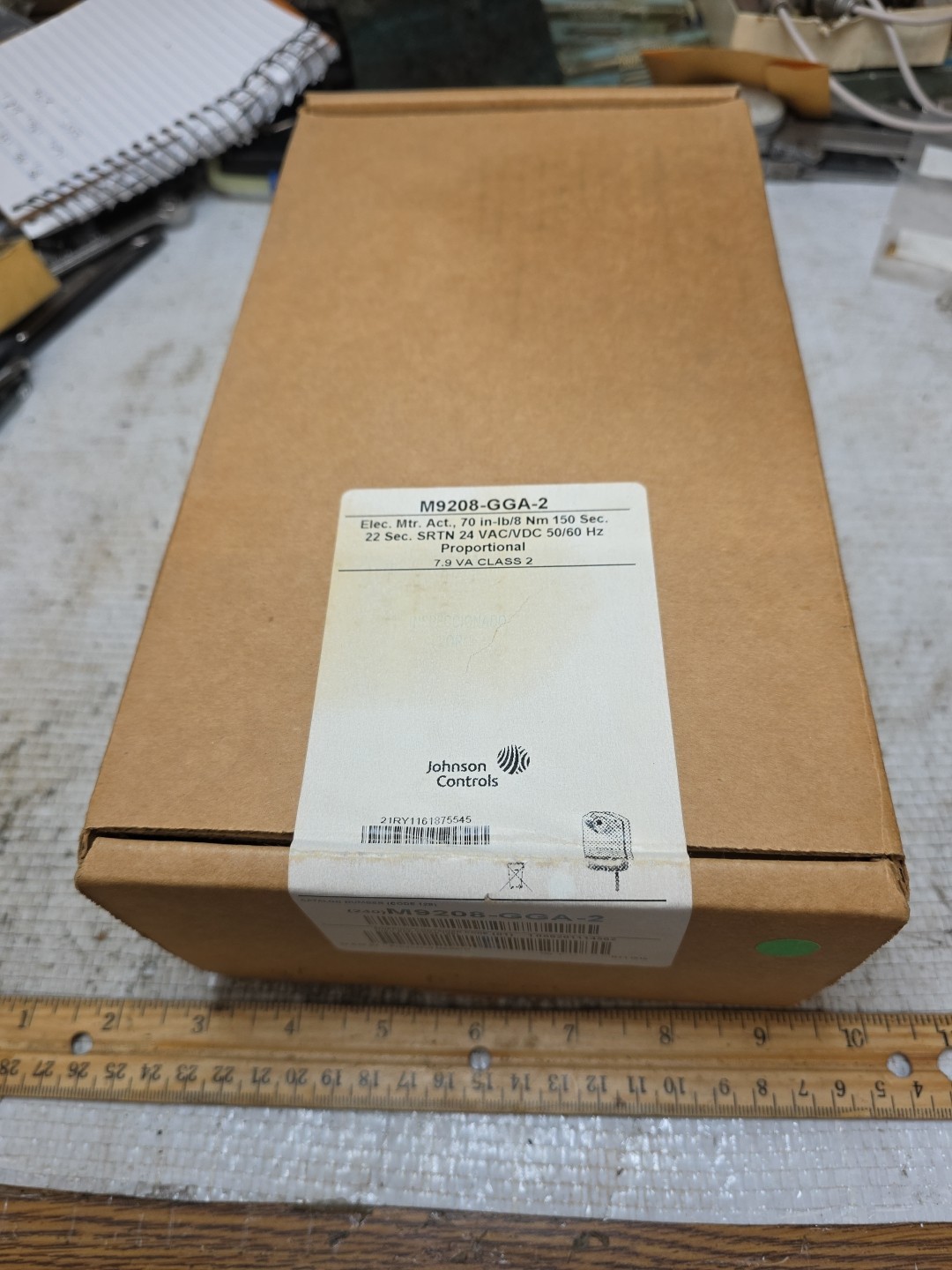 JOHNSON CONTROLS M9208-GGA-2 ELEC MTR ACT 70 IN-LB/8 NM 150 SEC NEW IN SEALEDBOX