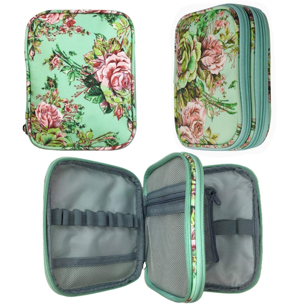 New Crochet Hook Case Without Hooks and Accessories, Zipper Storage