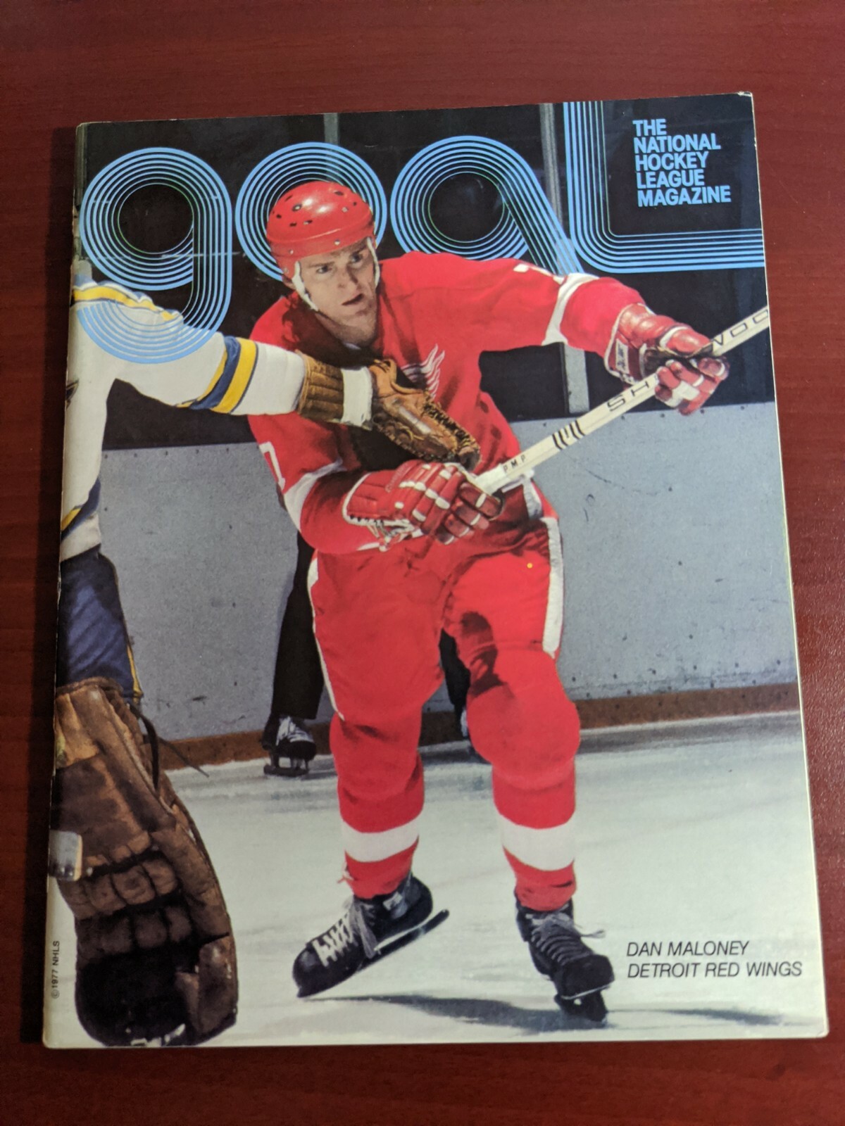 Vintage NHL Hockey 1/31/78 PENGUINS VS RED WINGS Program DAN MALONEY Cover