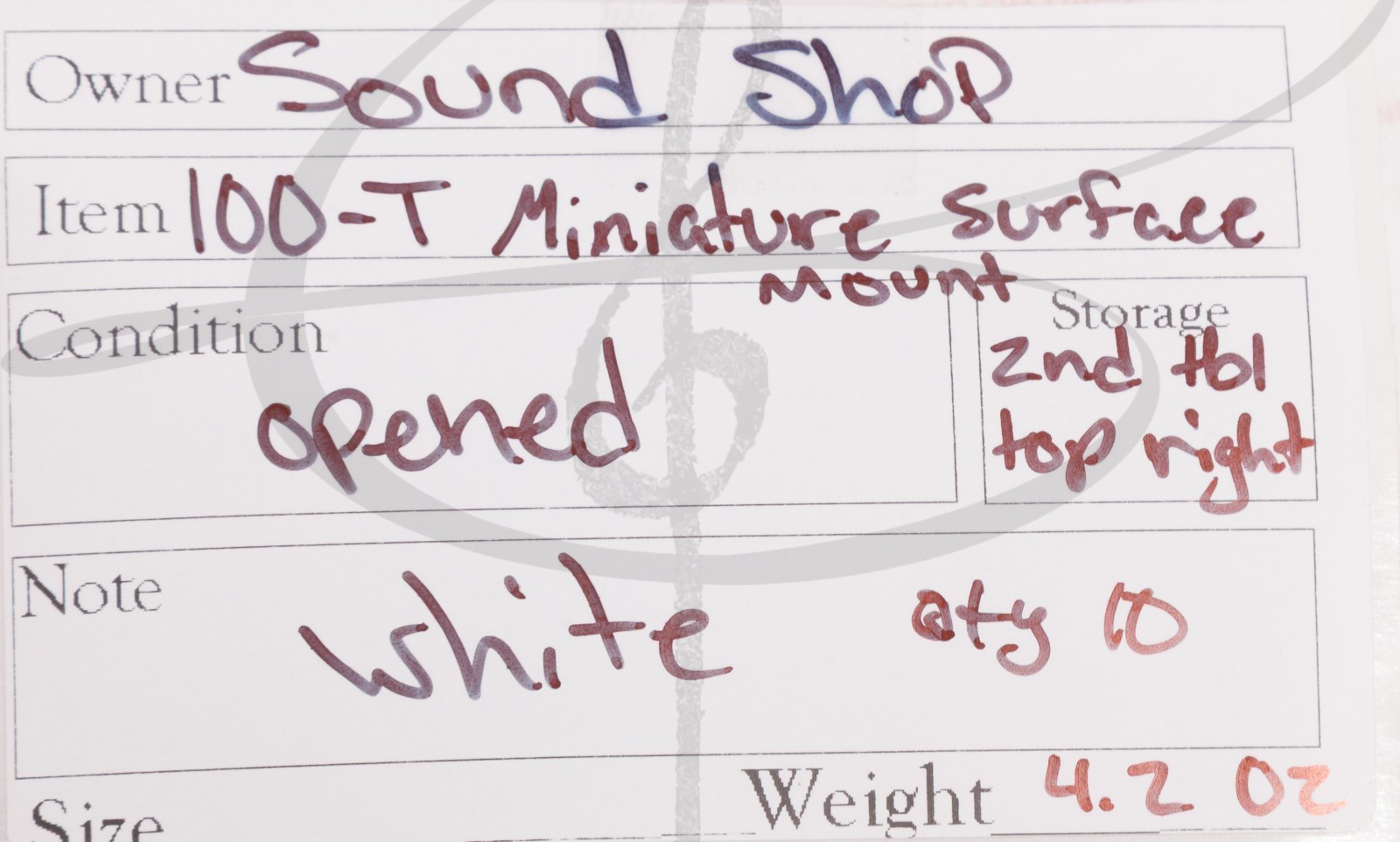 GRI 100-T-W Miniature Surface Mount Switch Set-White (10 Pack)