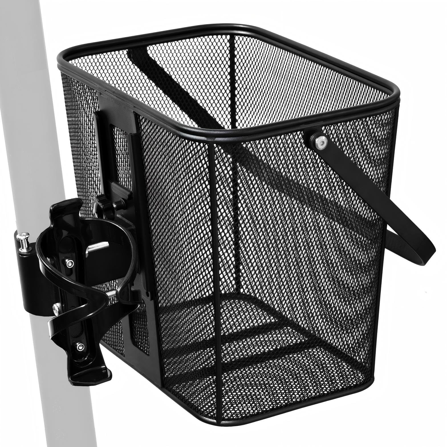 iblkeoTo Quick Release Electric Scooter Basket for Adults Middle, Black