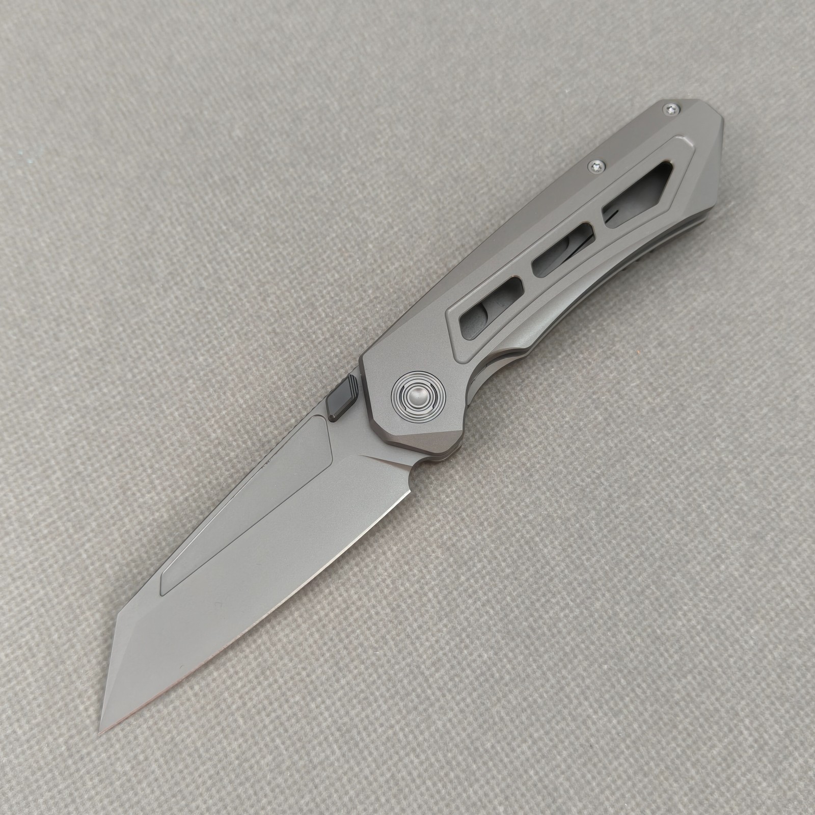 Pocket Knife M390 Titanium Folding Knife EDC Thumb Stud Frame Lock YJGDCN KB071