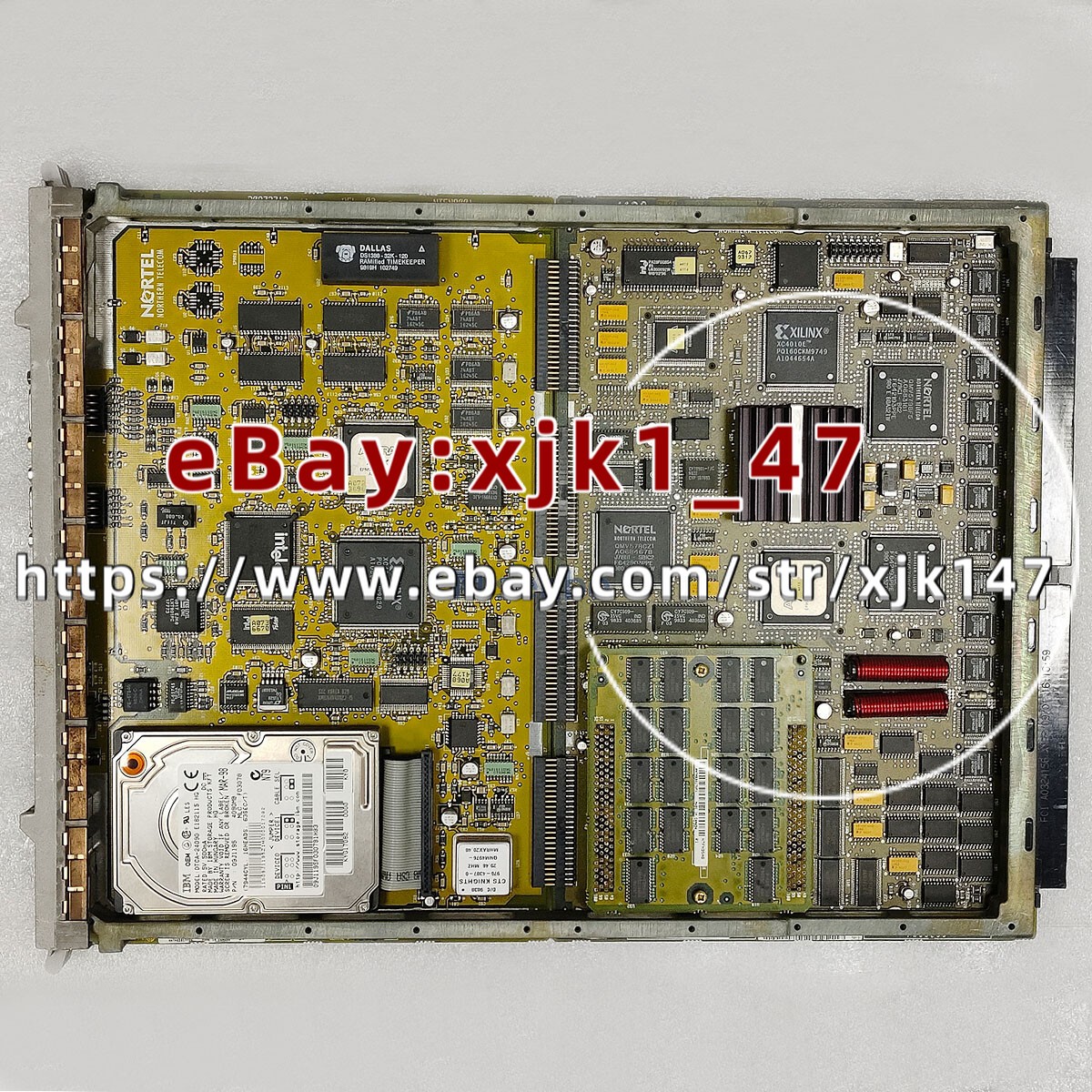 1PC Untested Nortel NTFN33DA 02 Control Processor Card/xjk