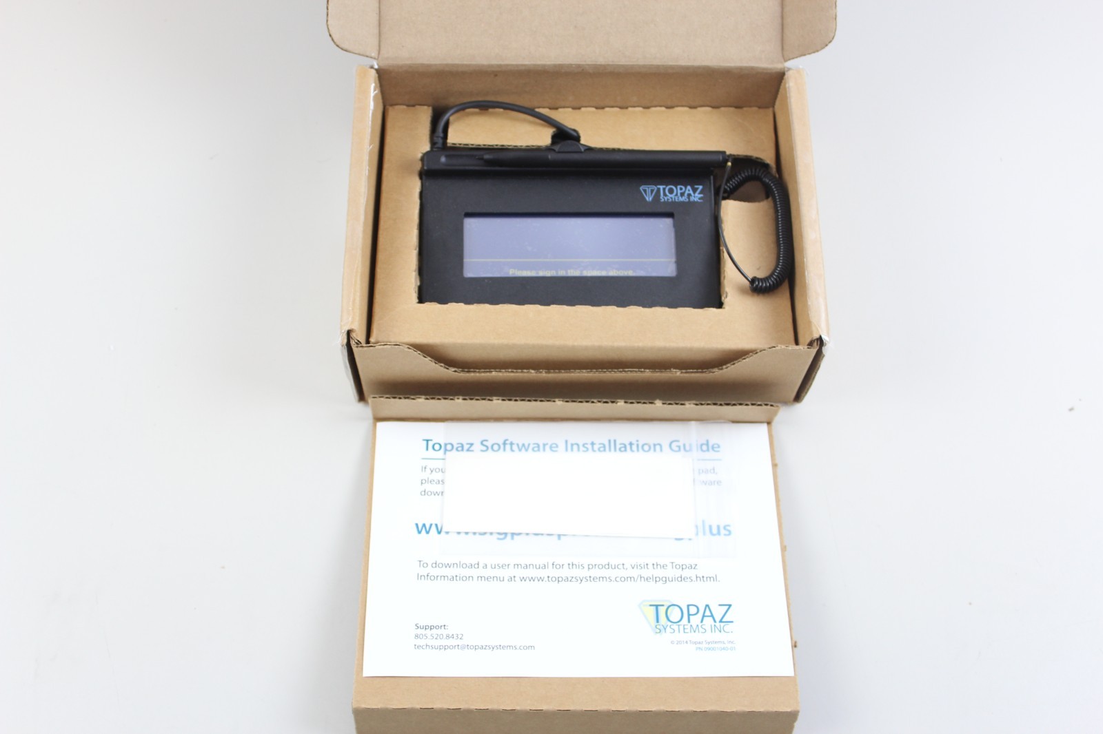 Topaz T-S460-HSB-R Electronic USB Signature Capture Pad