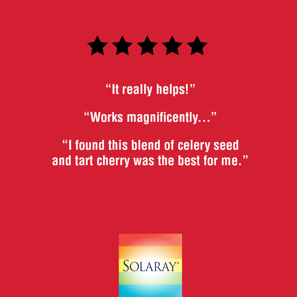 Solaray Tart Cherry & Celery Seed | 60 VegCaps