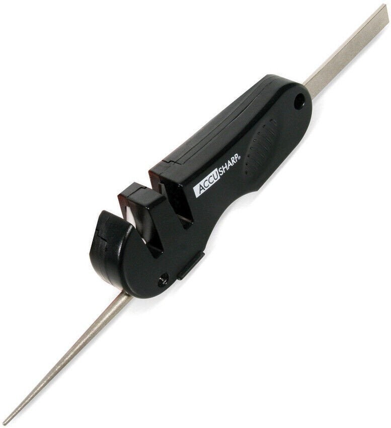 AccuSharp Black 4 IN 1 Tungsten Carbide Knife & Tool Sharpener - 029C