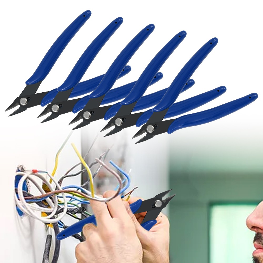 5X Electrical Cutting Plier Wire Cable Cutter Side Snips Flush Pliers Tool
