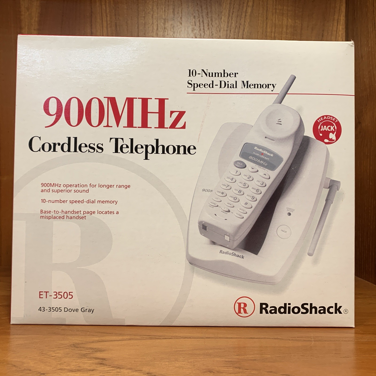 VTG Radio Shack 900MHz Cordless Telephone ET-3505 45-3505 New In Box