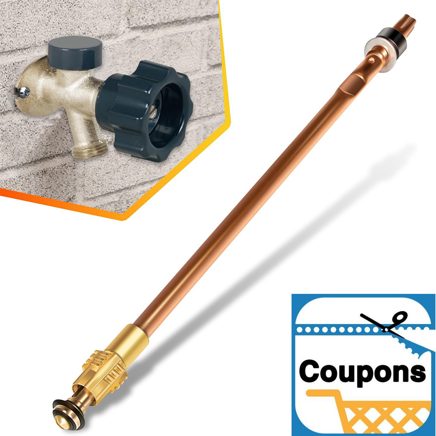 123-0093 500 Series Mansfield Style Stem Assembly For Pier 8 Inch Sillcock ASFP