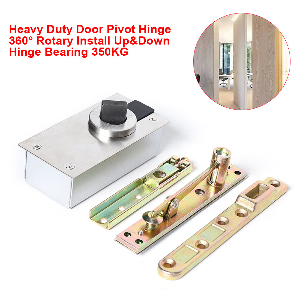 Heavy Duty Door Pivot Hinge,360° Rotary Install Up&Down Hinge Bearing