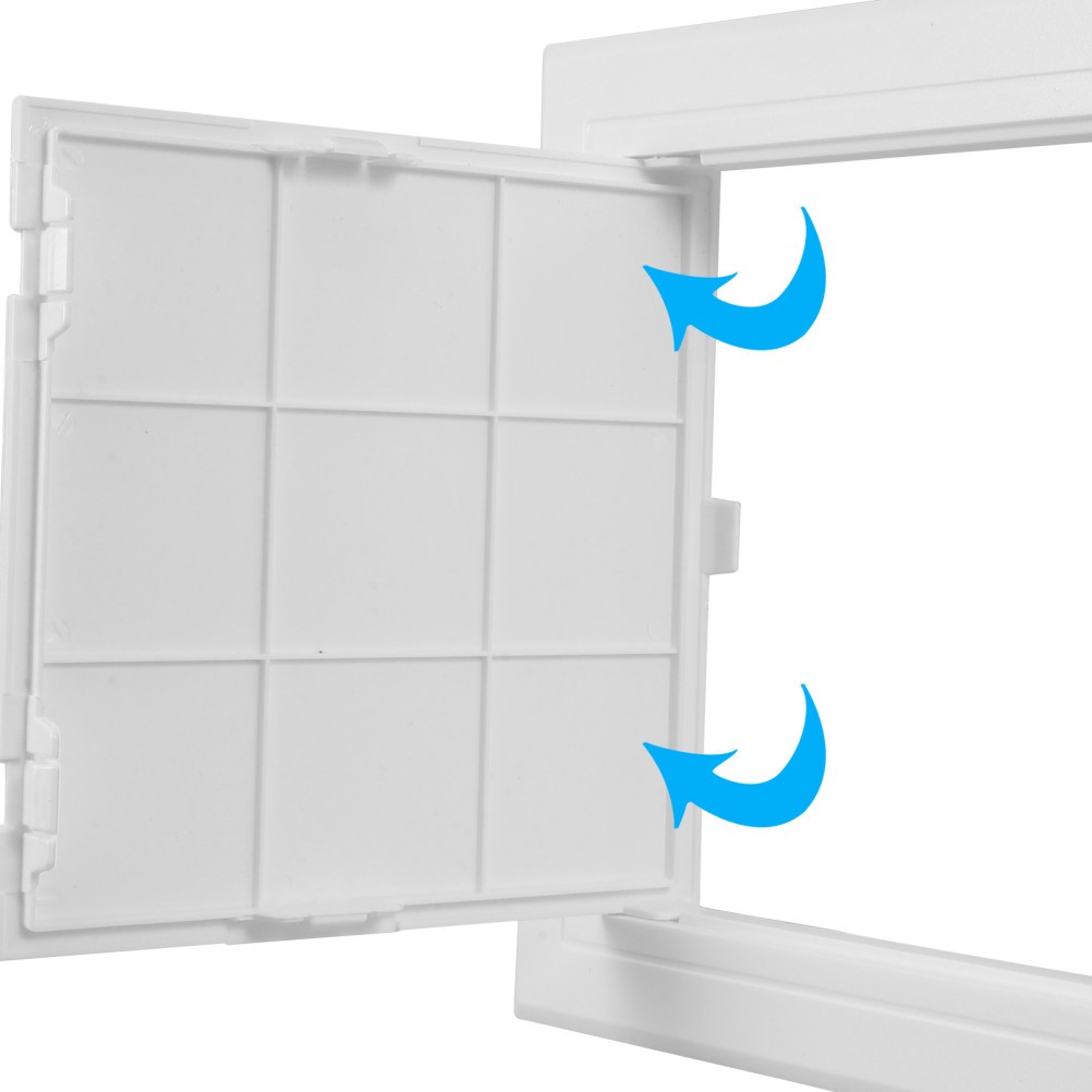 Plastic Access Panel Door for Drywall Ceiling Wall Hole Cover Plate Electrical