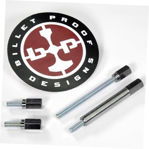 Extended Float Bowl Hardware Kit for S&S "E" Carburetor - Chrome - Makes for