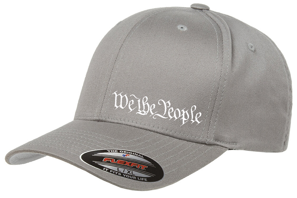 WE THE PEOPLE 2nd AMENDMENT GUN PATRIOT 6277 FLEXFIT HAT *FREE SHIPPING in BOX*