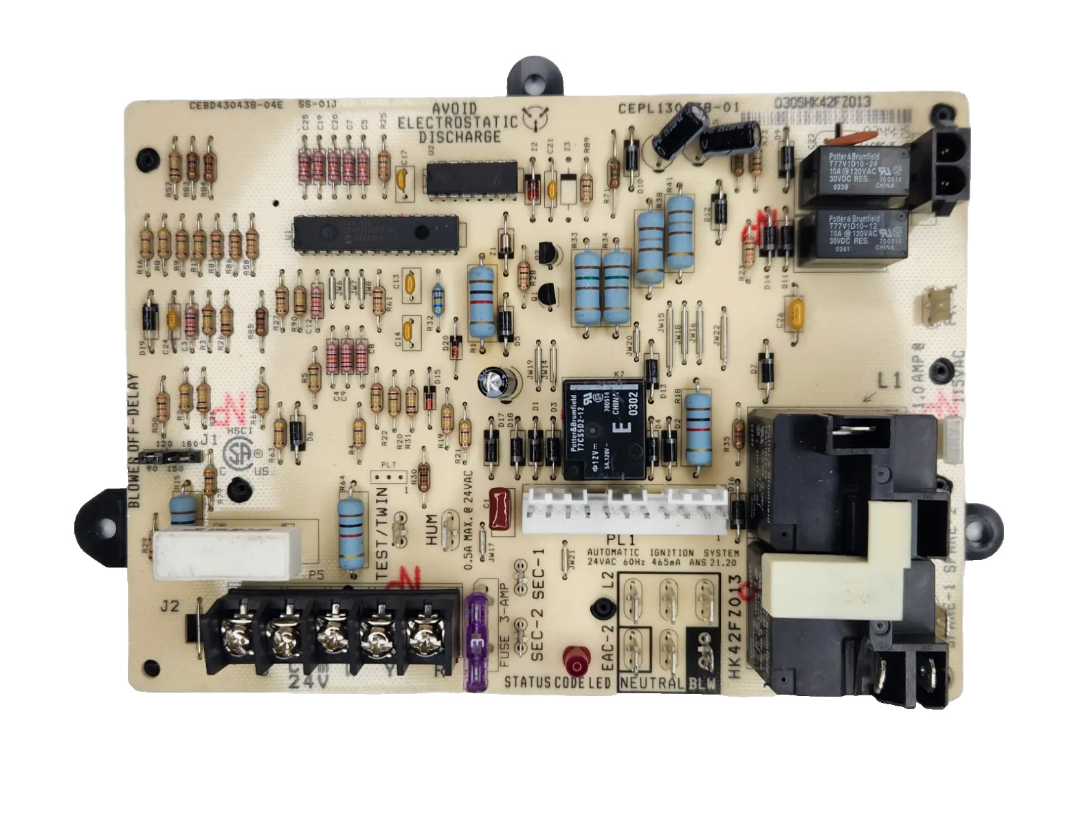 HK42FZ013 Gas Furnace Control Board Tested & 100% working