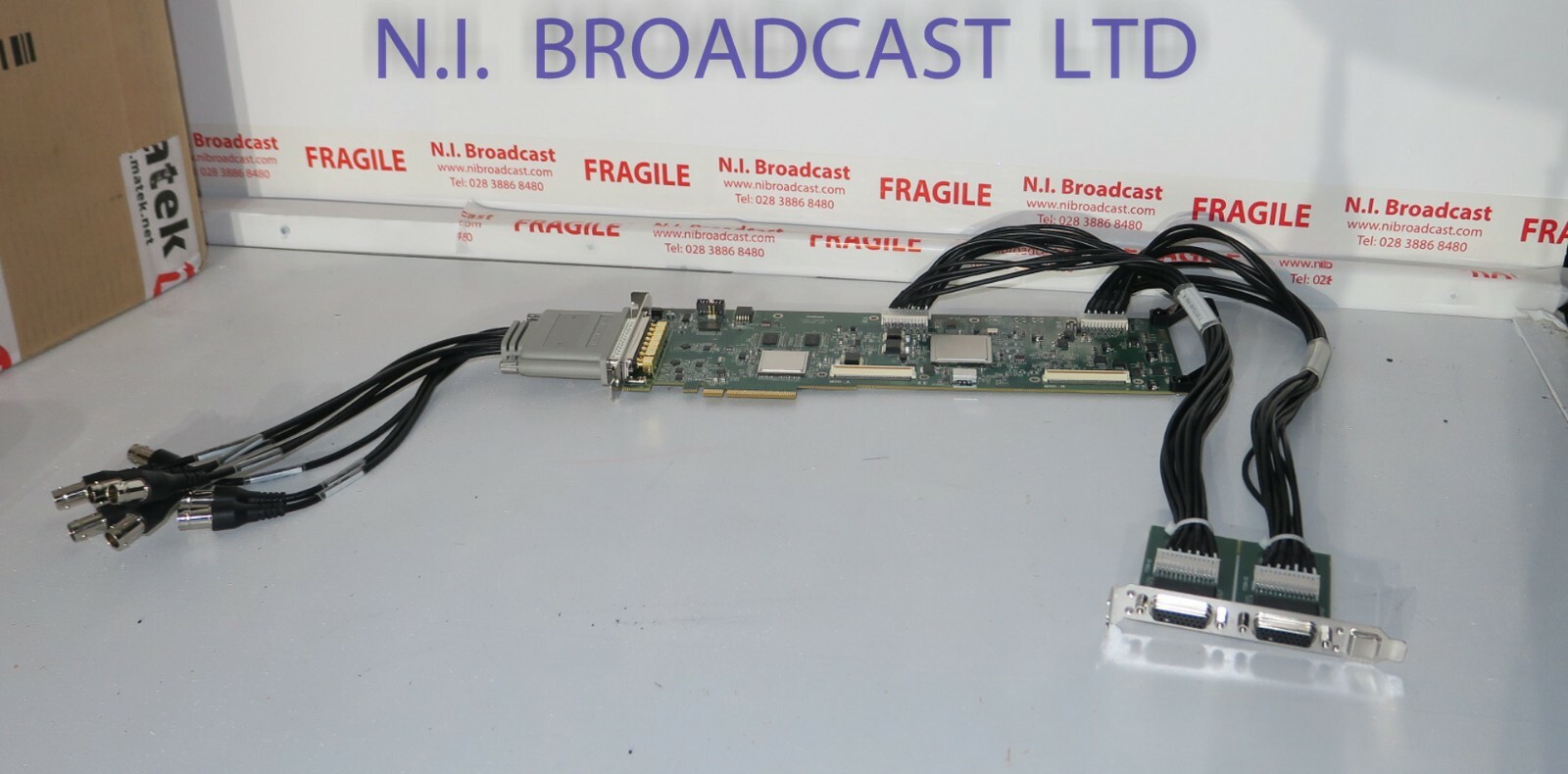 Matrox xmio2/24/5000 card with breakout cable  developer card   full working ord