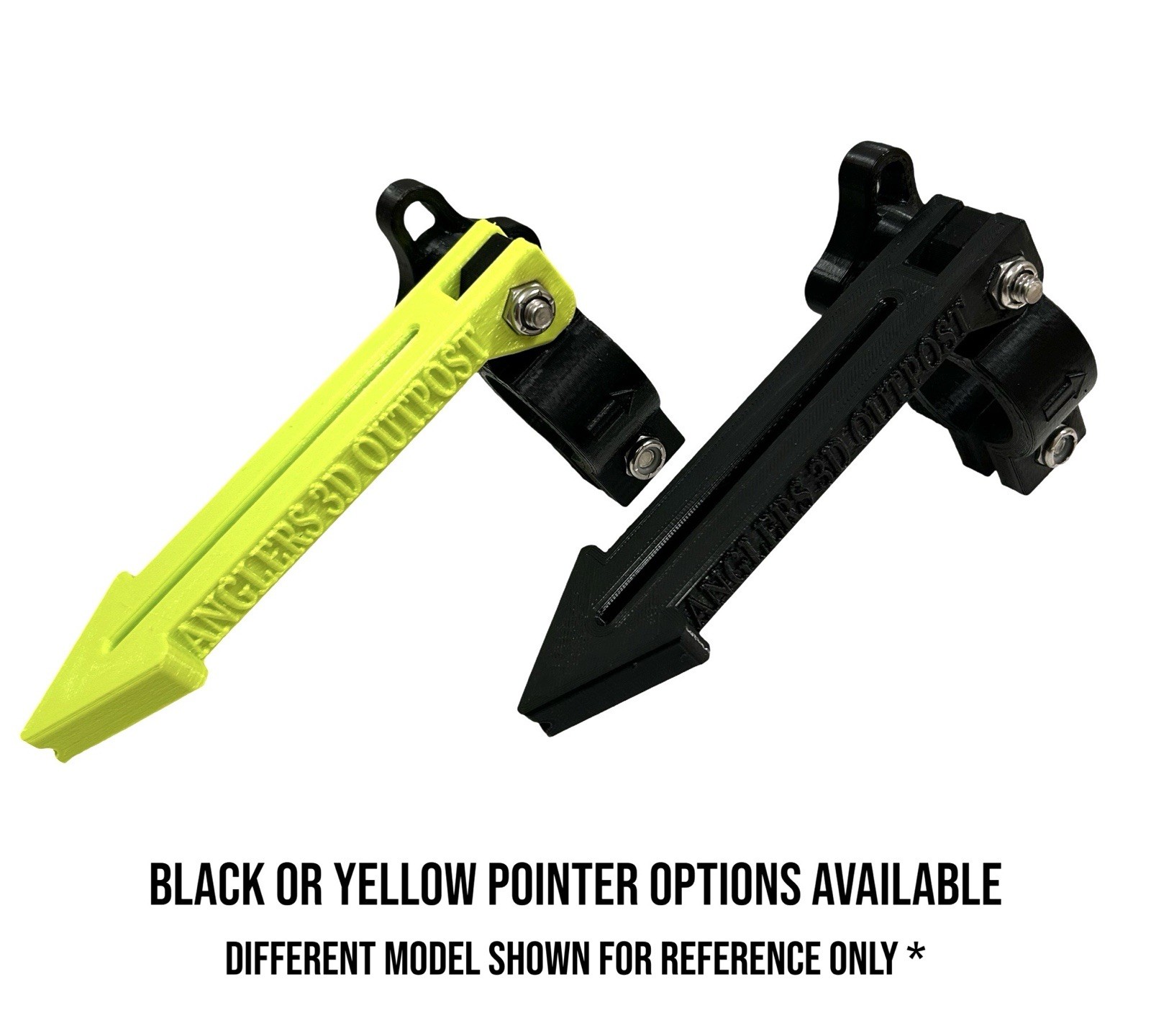 Trolling Motor Arrow Pointer - For Lowrance Ghost, etc - Livescope / FFS -YELLOW