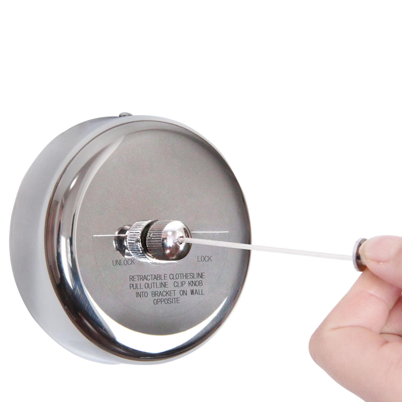 Stainless Steel Retractable Clothesline for Hotel Bathroom Laundry Shower