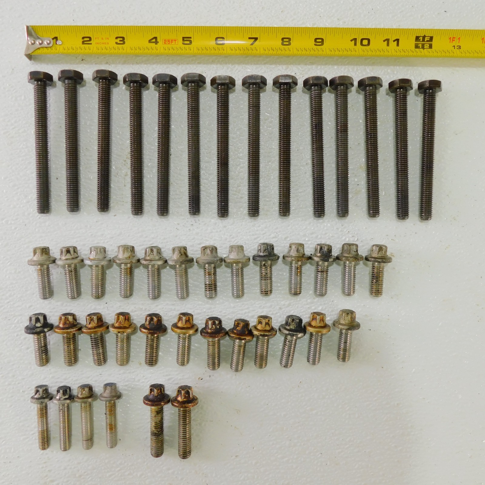 45pc 07-13 BMW N51 N52 N54 N55 S55 Engine Crankshaft Bed Pan Tray Bolts