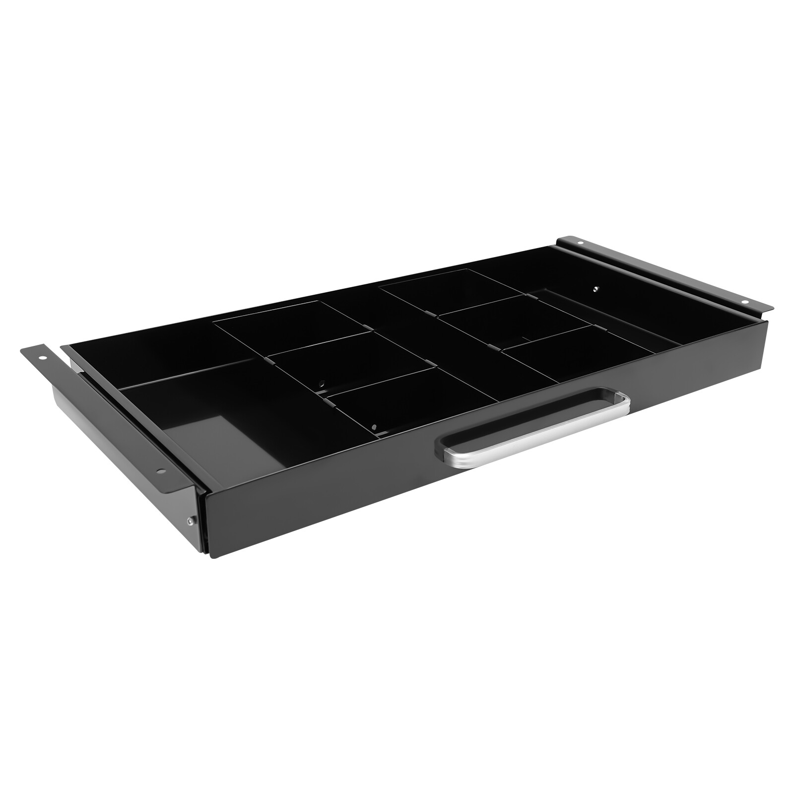 21.5” Under Desk Sliding Pull-Out Drawer Drawer Easy Slide Out Storage Organizer