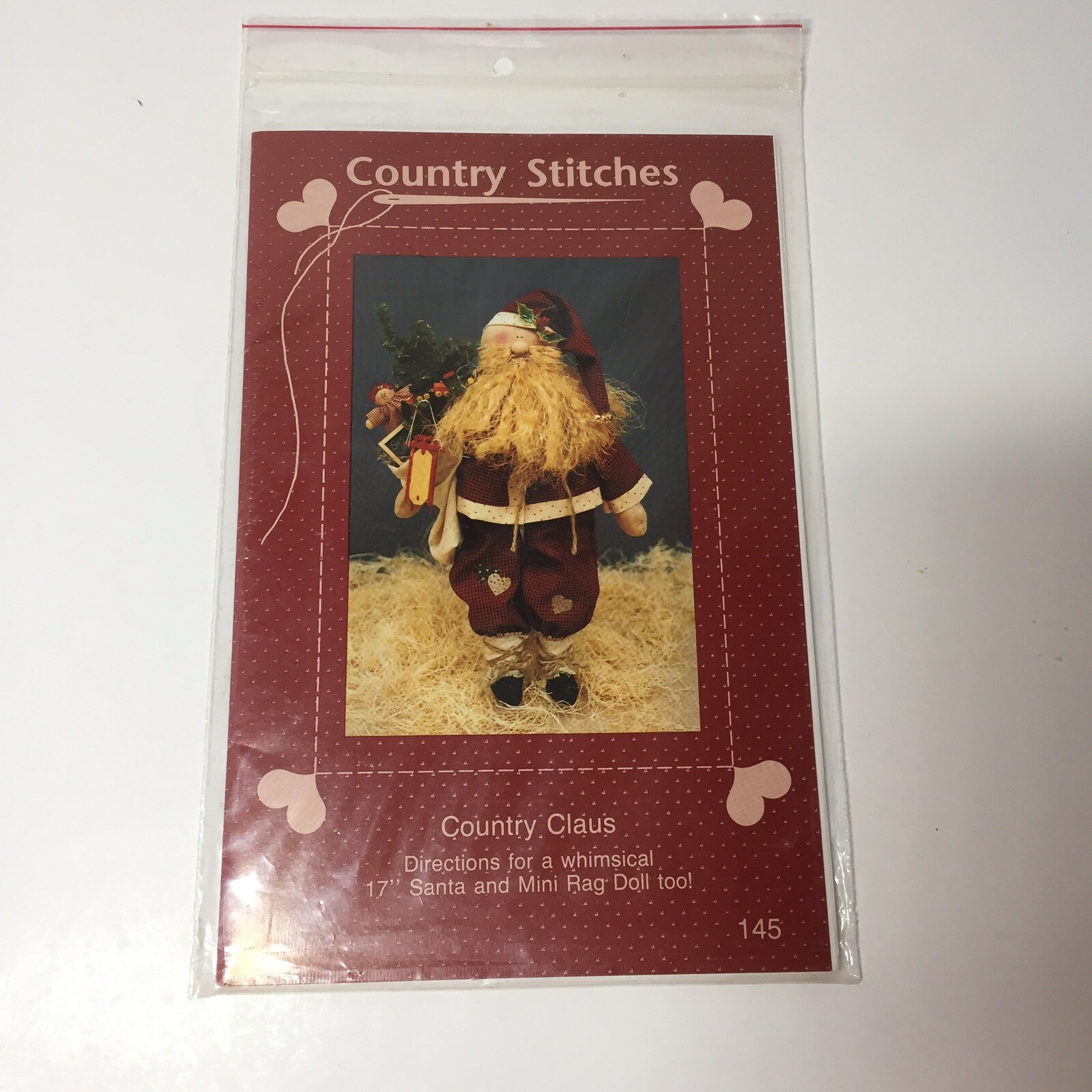 Country Claus 17" Santa Pattern Country Stitches