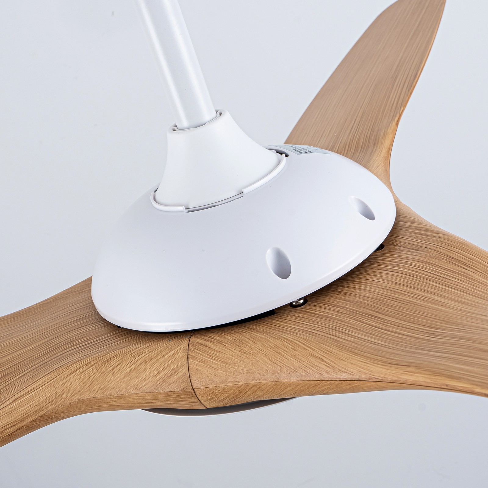 52 Inch ABS Blades Ceiling Fan With Light Kit ( LED Light Source),DC 6 Speed