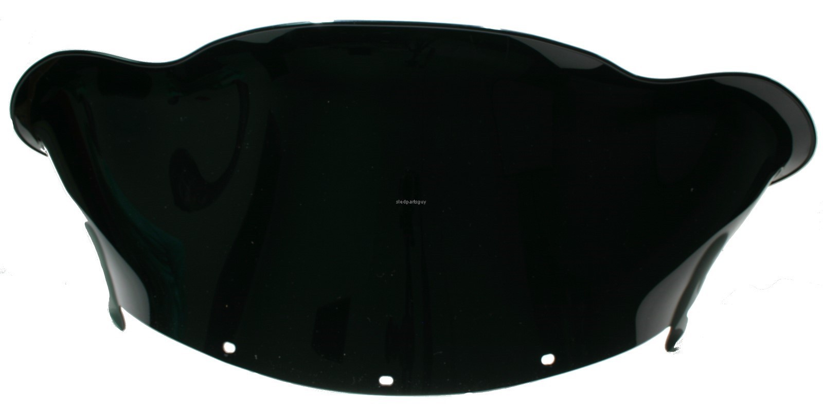 Polaris RMK 800, 2002-2005, 12" Black Flared Windshield