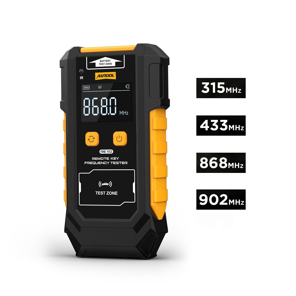 Digital Remote Key Frequency Tester Key Fob Infrared Signal Remote Tester Meter