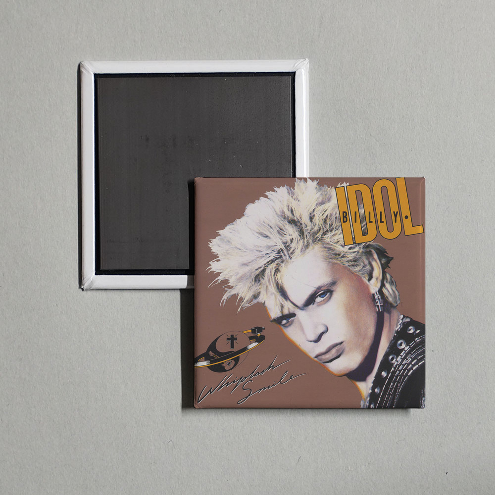 Billy Idol - Whiplash Smile Album Cover Locker Fridge Magnet
