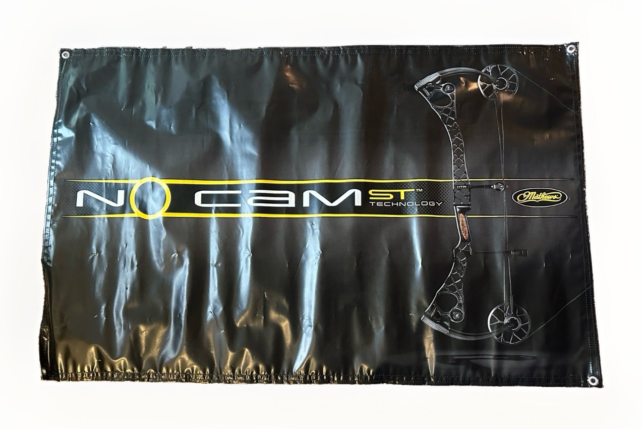 Large Mathews Archery Banner Logo Flag for Archery Display 3x5 Ft W/Grommets