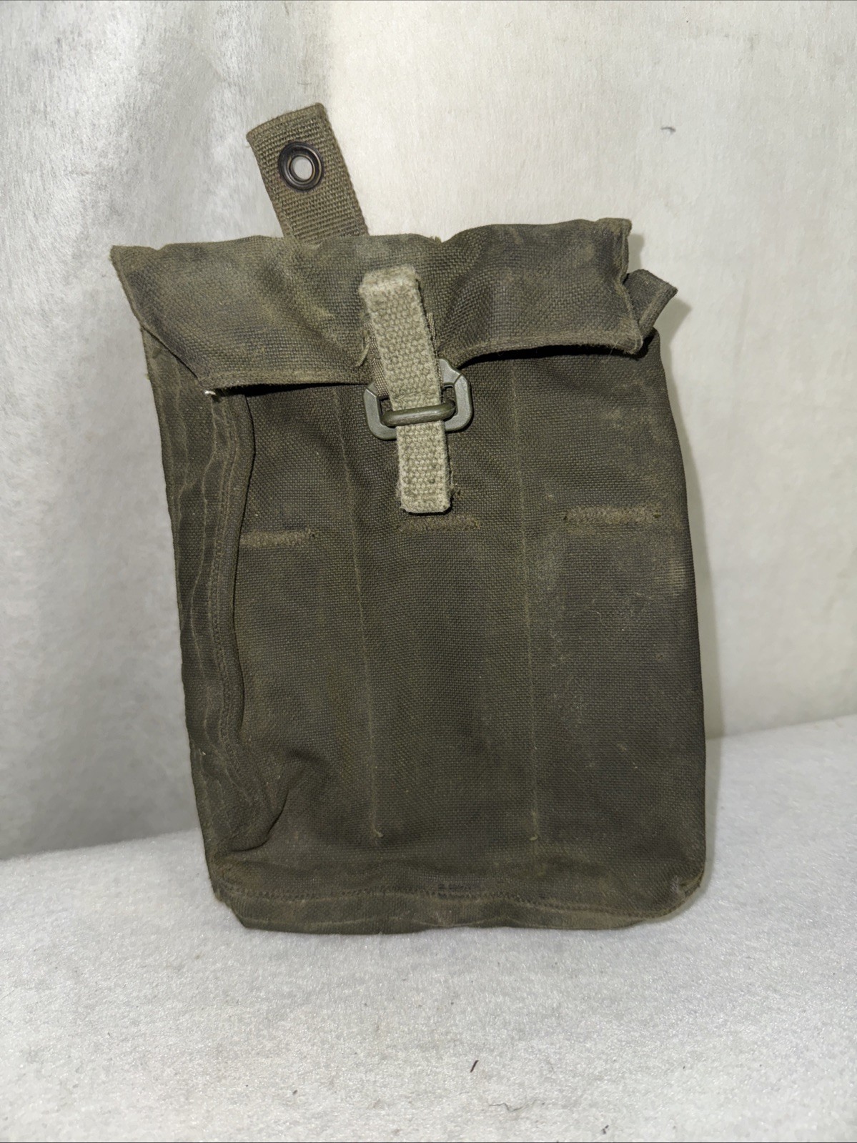 Vintage Canvas 3 Cell Military Pouch
