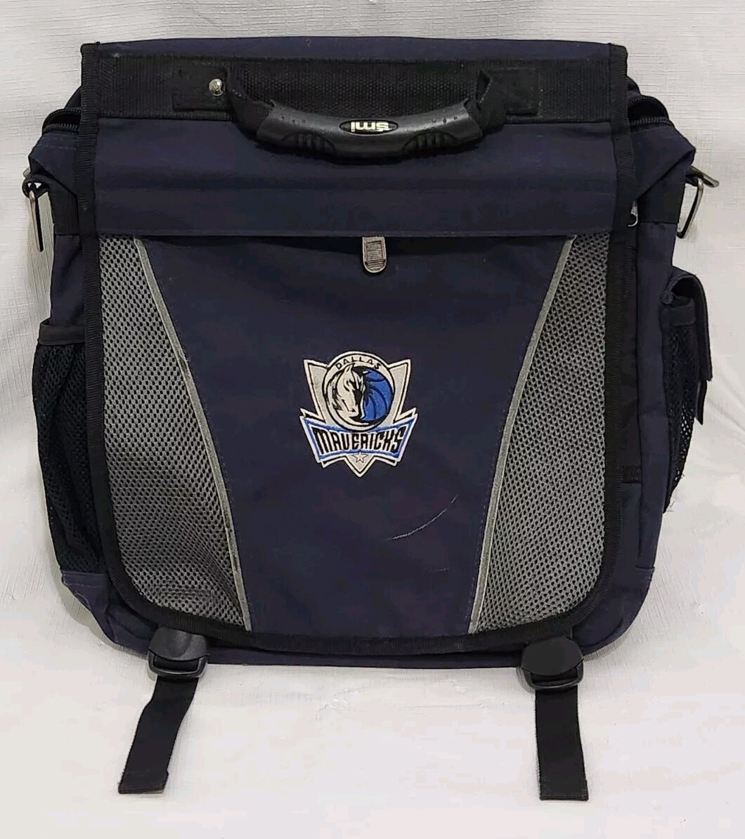SMI Dallas Mavericks Embroidered Logo Laptop Backpack Carry Travel Bag 15" X 13"