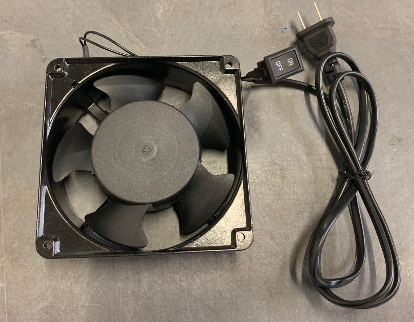 Exhaust Fan 120V 60HZ With On/Off For Nail Dryer Table Manicure Pedicure Salon
