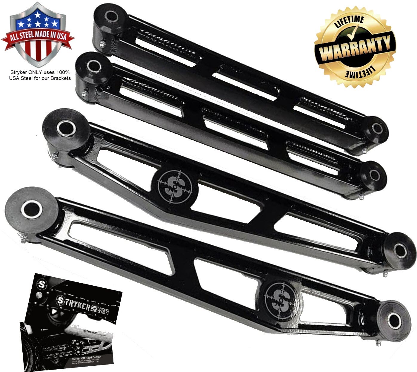 2-3" Lift Upper & Lower Fabricated Control Arms - 10-13 Dodge Ram 2500/3500 4WD