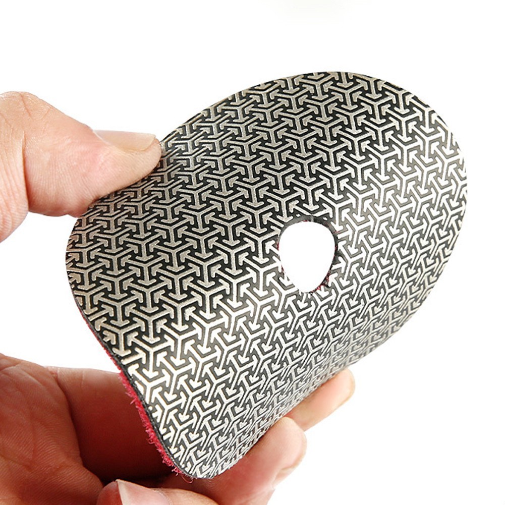 50mm Electroplated Emery Pads Set for Dry or Wet Polishing Applications