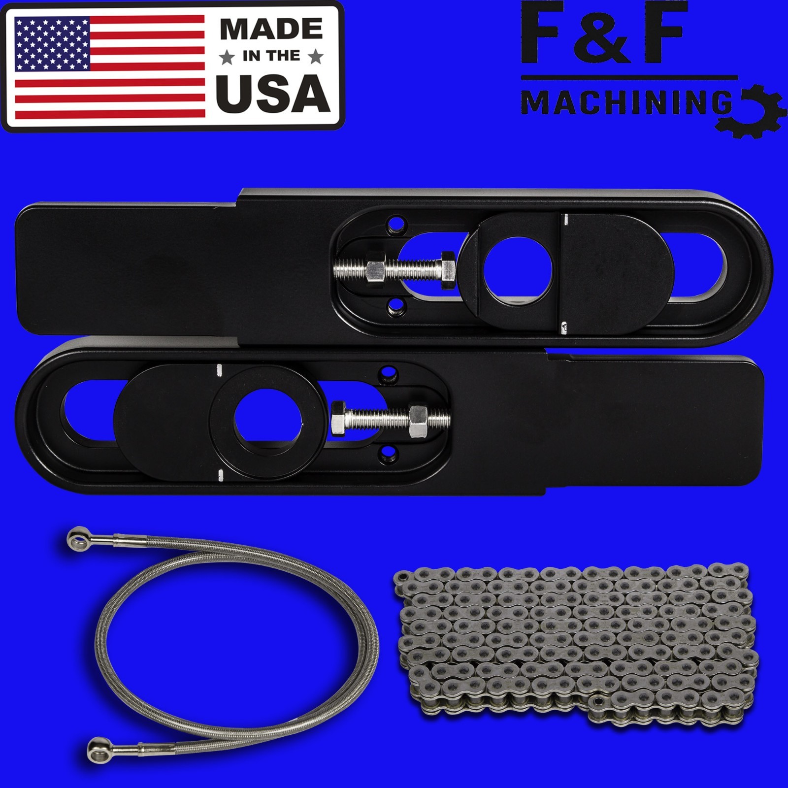 2023 GSXR 1000 bolt on swingarm extension Kit   "Made In The USA"