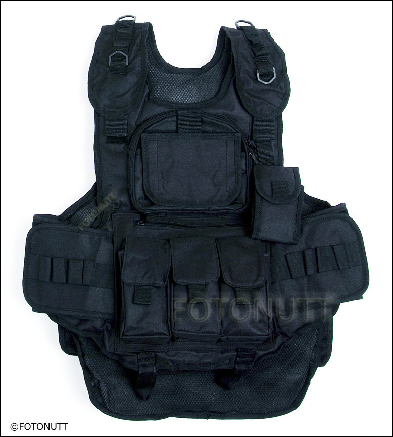 New! Night OPS 4+1 TACTICAL VEST Paintball Harness